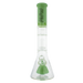 MAV Glass - Pyramid to UFO Beaker Bong in Seafoam, Front View, 18-19mm Joint