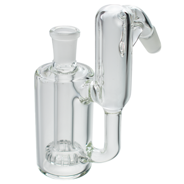 MAV Glass - Clear Recycling Shower Ash Catcher at 45 Degree Angle for Bongs