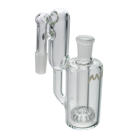 MAV Glass - Clear Recycling Shower Ash Catcher, 14mm 90 Degree Side View