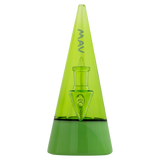 MAV Glass - The Beacon 2.0 Bong in Ooze Green, Beaker Design, Front View