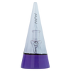 MAV Glass - The Beacon 2.0 Beaker Bong in Purple, Front View, 7" Height, 14mm Female Joint
