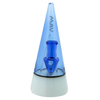 MAV Glass - The Beacon 2.0 Bong in White/Blue with Glass on Glass Joint - Front View