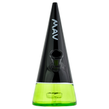 MAV Glass - The Beacon Dab Rig in Black/Ooze with Glass on Glass Joint, Front View