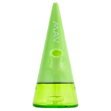 MAV Glass - The Beacon Dab Rig in Ooze Color, Front View, 7" Tall with 14mm Female Joint