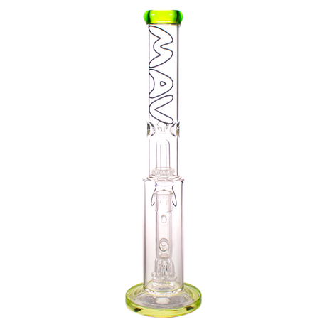 MAV Glass - The Cascade 18'' Bong with 18-19mm Joint and Silicone Material, Front View