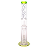 MAV Glass - The Cascade 18'' Bong with 18-19mm Joint and Silicone Material, Front View