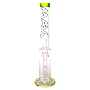 MAV Glass - The Cascade 18'' Bong with 18-19mm Joint and Silicone Material, Front View