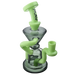 MAV Glass - The Humboldt Mini Dab Rig in Slime/Smoke with Cyclone Percolator - Front View