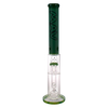 MAV Glass - The Laguna 20" Bong in Forest Green with Glass on Glass Joint and Percolator