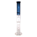 MAV Glass Maverick - The Mammoth 19'' Bong in Ink Blue with Clear Base - Front View