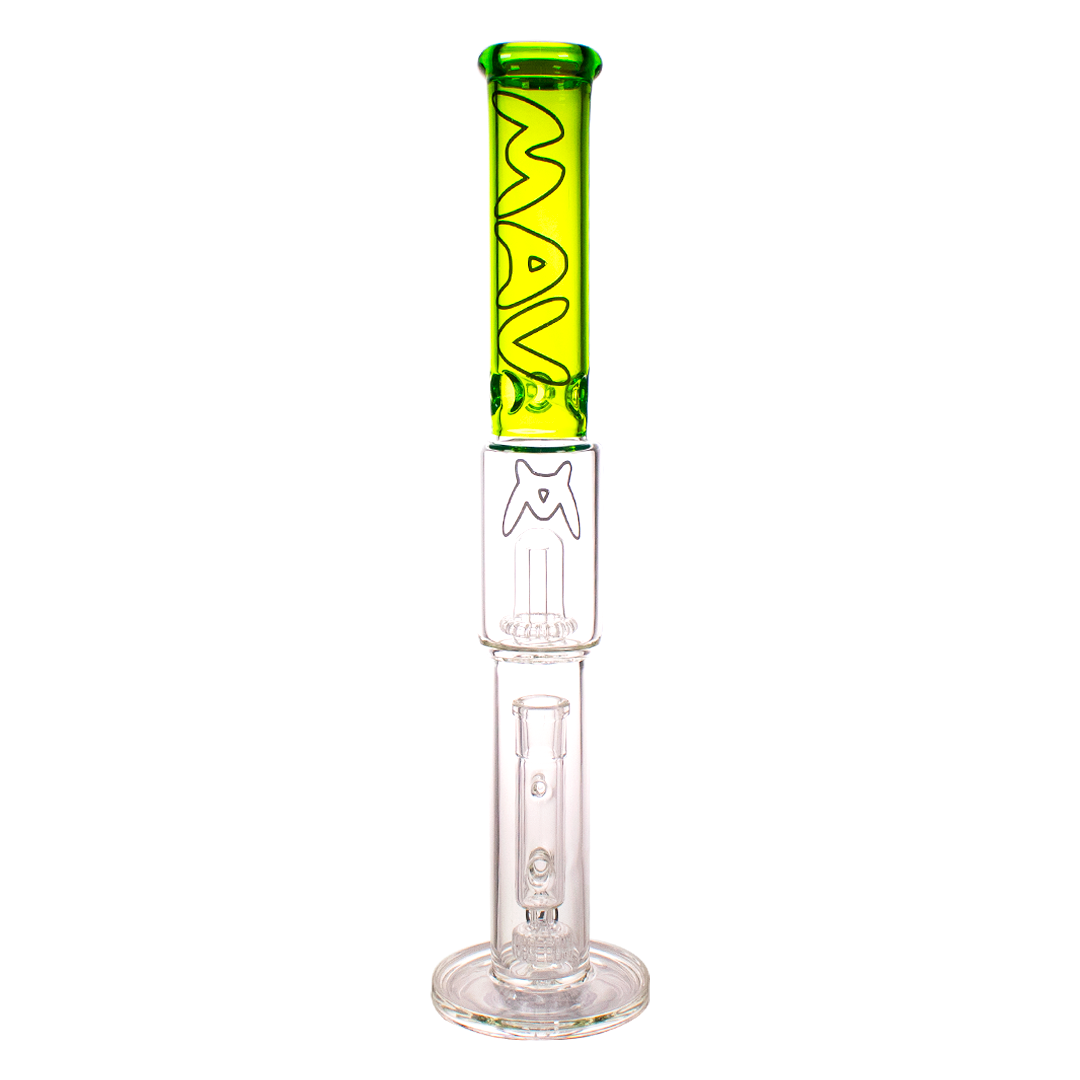 MAV Glass - The Mammoth 19" Bong with 18-19mm Joint Size, Front View on White Background