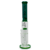 MAV Glass - The Palomar Bong in Forest Green with Percolator - Front View