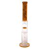 MAV Glass Maverick - The Palomar Bong in Orange, 19" Tall, 18-19mm Joint, Front View