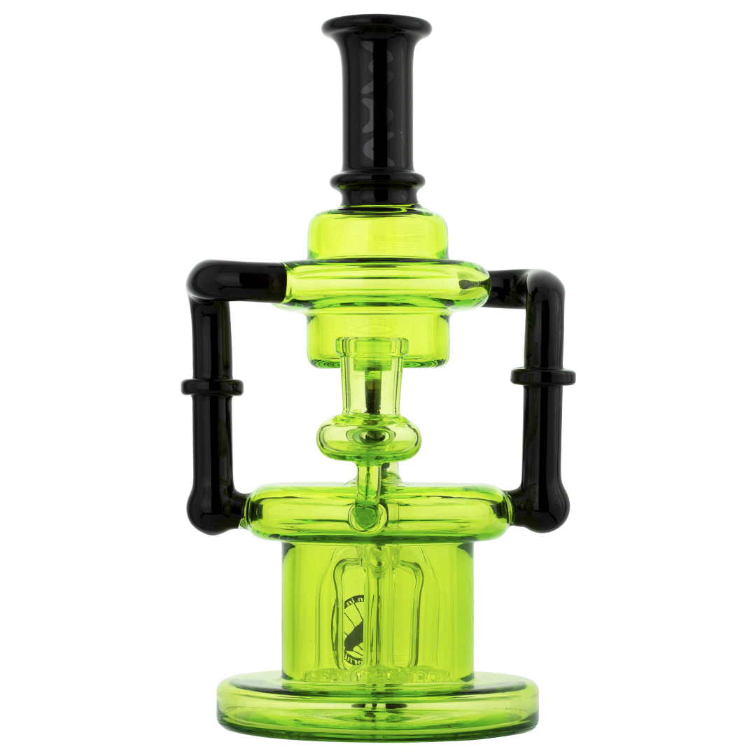 MAV Glass - The Pasadena Microscopic Quad Shower Recycler in Ooze - Front View