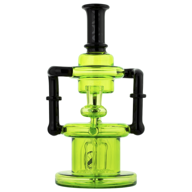 MAV Glass - The Pasadena Microscopic Quad Shower Recycler in Ooze - Front View