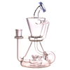 MAV Glass - The Shasta Dab Rig in Blue with Vortex Percolator - Front View