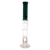 MAV Glass - THE SONORA 20" Bong in Forest Green with Showerhead Percolator - Front View