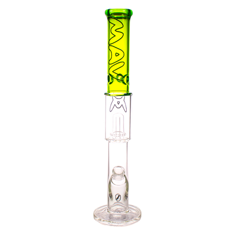 MAV Glass - THE SONORA 20" Bong with Showerhead Percolator, Clear Glass, Front View