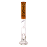 MAV Glass - THE SONORA 20" Bong in Orange with Showerhead Percolator - Front View