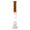 MAV Glass - THE SONORA 20" Bong in Orange with Showerhead Percolator - Front View
