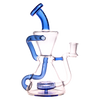 MAV Glass - The Yosemite Recycler Bong in Blue with Vortex Percolator - Front View