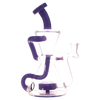 MAV Glass - The Yosemite Recycler Bong in Purple with Vortex Percolator and 9" Height