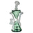 MAV Glass - The Zuma Recycler Dab Rig in Smoke & White with Vortex Percolator - Front View