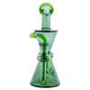 MAV Glass Maverick Tx220 Dab Rig in Smoke & Slime, 7.5" with Vortex Percolator, Front View