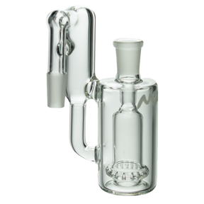 MAV Glass - Ufo Recycler Ash Catcher with Showerhead Percolator, 45 Degree Joint, Front View