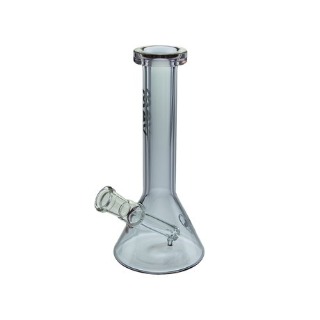 MAV Glass Mini Slim Neck Beaker in Transparent Purple with Glass on Glass Joint and Deep Bowl