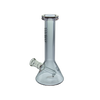 MAV Glass Mini Slim Neck Beaker in Transparent Purple with Glass on Glass Joint and Deep Bowl