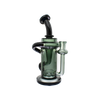 MAV Glass Monterey Recycler Dab Rig in Black, 8.25" with Vortex Percolator - Front View