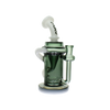 MAV Glass Monterey Recycler Dab Rig in Black and White with Vortex Percolator - Front View
