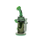 MAV Glass Monterey Recycler Dab Rig in Seafoam, with Vortex Percolator, Front View