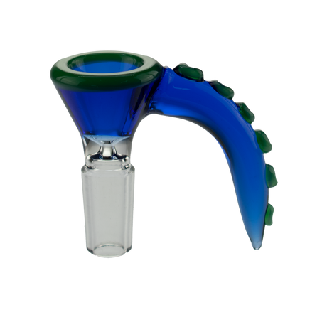 MAV Glass Ooze 14mm Octopus Tentacle Bowl for Bongs, Side View on White Background
