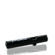 MAV Glass Pocket Steamroller in Black - Compact 4" Hand Pipe for Concentrates, Side View