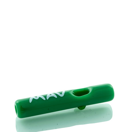 MAV Glass Pocket Steamroller in Forest Green, Compact 4" Hand Pipe, Portable Design with Deep Bowl