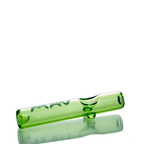 MAV Glass Pocket Steamroller in Ooze - Compact 4" Hand Pipe for Concentrates, Side View