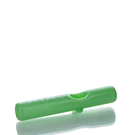 MAV Glass Pocket Steamroller in Seafoam - Portable 4" Hand Pipe Side View