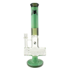 MAV Glass Quintuple Shower Inline Rim Perc Bong in Sea Foam, 17" with UFO Percolator