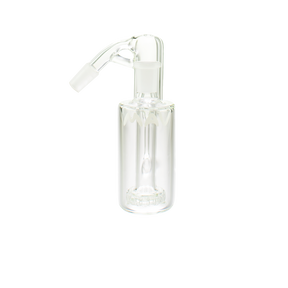 MAV Glass Recycling Shower Ash Catcher 14mm/45° with Percolator - Front View on White