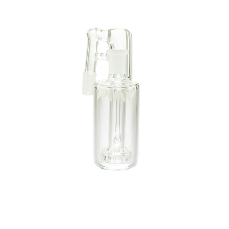 MAV Glass Recycling Shower Ash Catcher 14mm/90°, clear glass, front view on white background