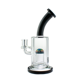 MAV Glass Reversal Wig Wag UFO Bent Neck Dab Rig, Beaker Design with Color Accents
