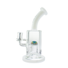 MAV Glass Reversal Wig Wag UFO Bent Neck Dab Rig with 14mm Joint, Front View on White