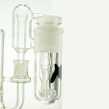 MAV Glass Showerhead Ash Catcher 14mm/45° angle, clear beaker design, side view on white background