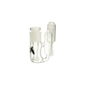 MAV Glass Showerhead Ash Catcher 14mm/45° with clear beaker design on white background