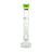 MAV Glass 15" Single To UFO Straight Bong with Showerhead Percolator, Borosilicate Glass, Front View