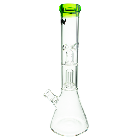 MAV Glass Single UFO Beaker Bong with 18-19mm Joint Size - Front View on White Background