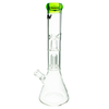 MAV Glass Single UFO Beaker Bong with 18-19mm Joint Size - Front View on White Background