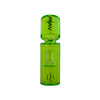 MAV Glass Spraycan Rig in vibrant green with hole diffuser and glass on glass joint, front view
